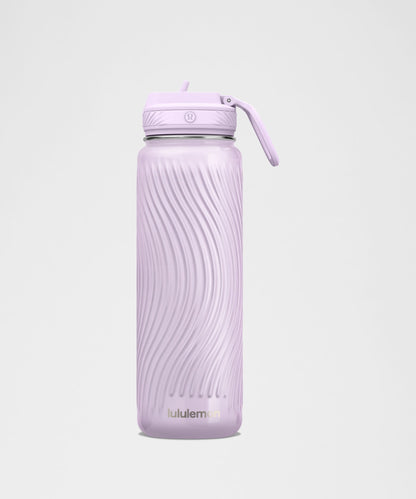 Lululemon Back to Life Sport Bottle 24oz Straw Lid *Wave