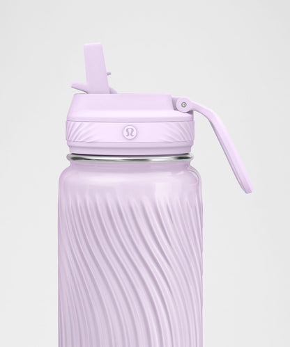 Lululemon Back to Life Sport Bottle 24oz Straw Lid *Wave