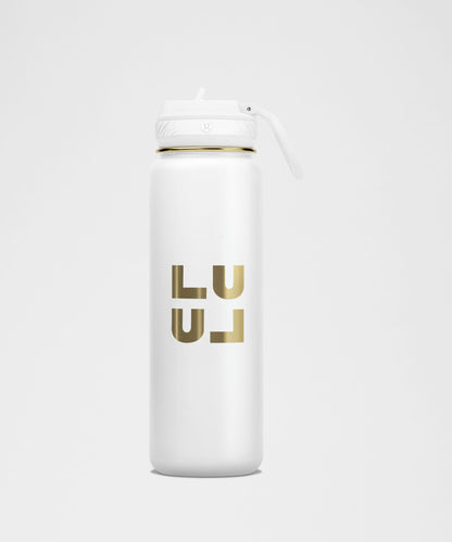 Lululemon Back to Life Sport Bottle 24oz Straw Lid *Stack