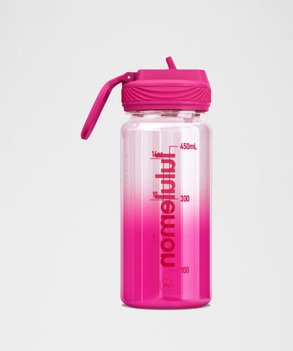 Lululemon Back to Life Clear Bottle 18oz Straw Lid *Ombre
