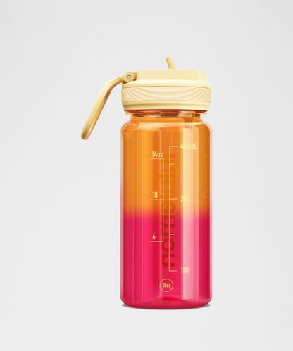 Lululemon Back to Life Clear Bottle 18oz Straw Lid *Ombre