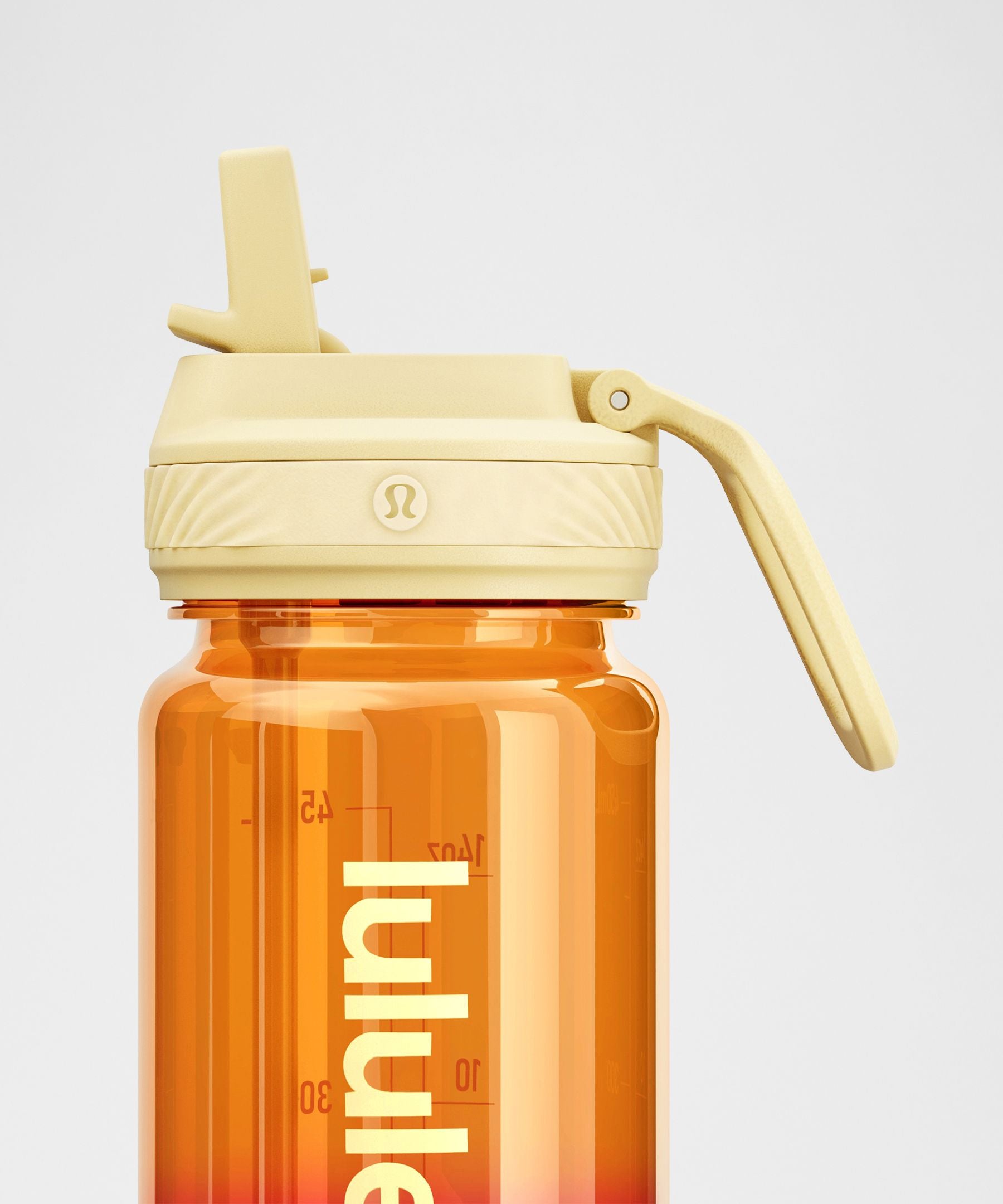 Lululemon Back to Life Clear Bottle 18oz Straw Lid *Ombre