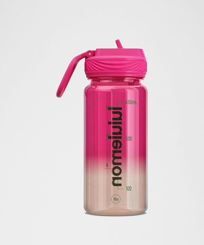 Lululemon Back to Life Clear Bottle 18oz Straw Lid *Ombre