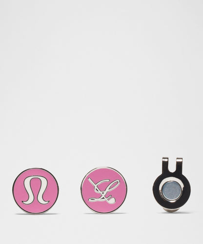 Lululemon Golf Ball Markers with Hat Clip *2 Pack