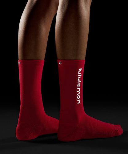 Lululemon Unisex Power Stride Cushion Crew Socks *Wordmark