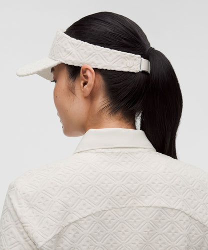 Lululemon Removable Sweatband Terry Jacquard Visor