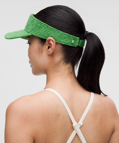 Lululemon Removable Sweatband Terry Jacquard Visor