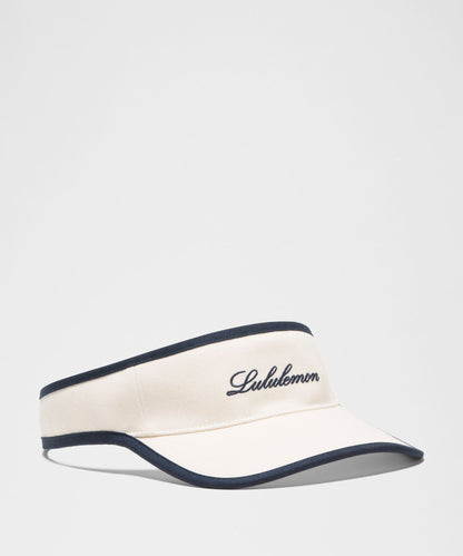 Lululemon Removable Sweatband Cotton Canvas Visor