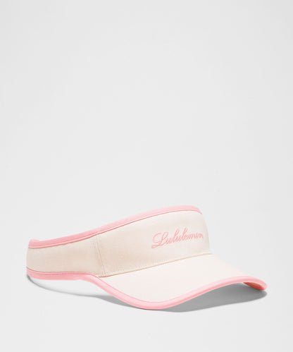 Lululemon Removable Sweatband Cotton Canvas Visor