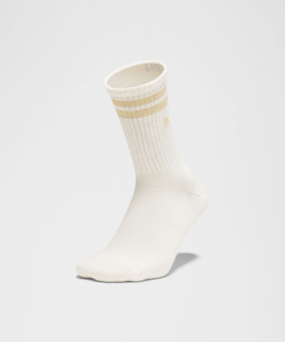 Lululemon Unisex Daily Essential Quarter Socks *Metallic Stripe
