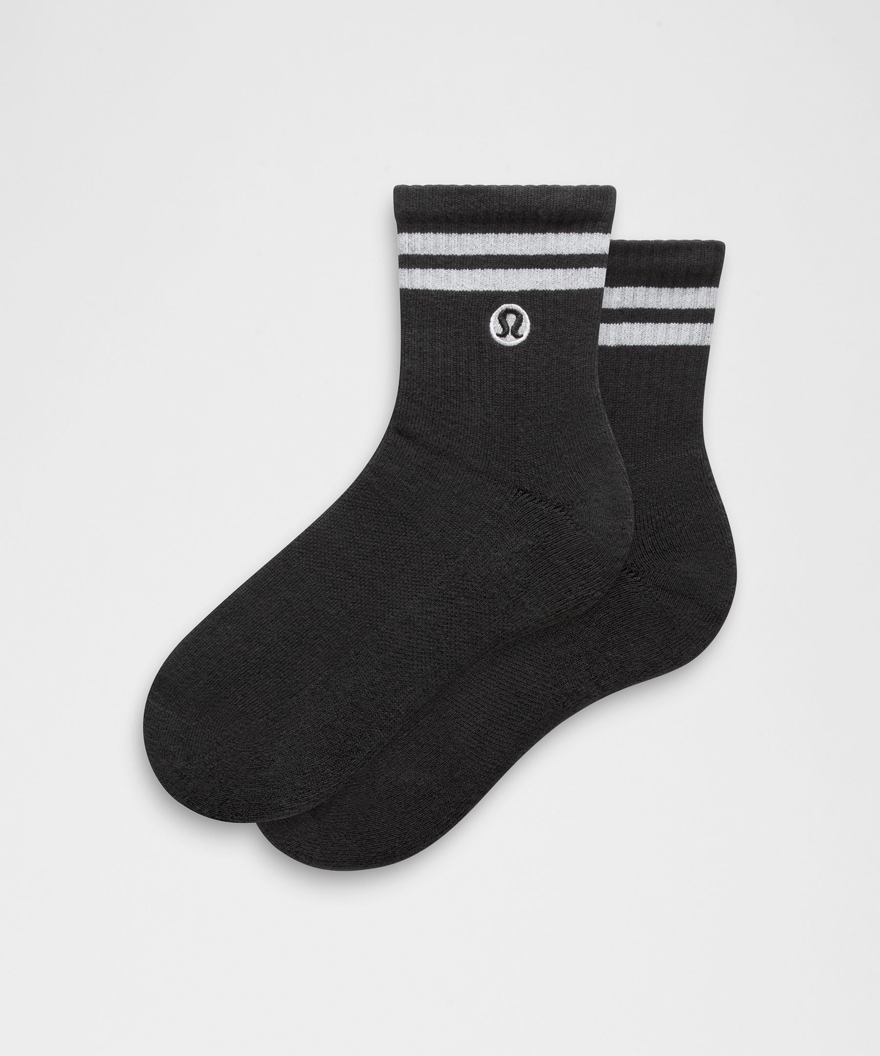 Lululemon Unisex Daily Essential Quarter Socks *Stripe