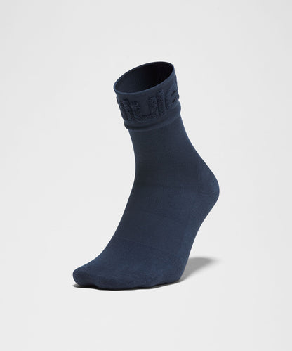 Lululemon Unisex Fold-Over Terry Quarter Socks