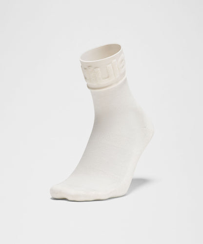 Lululemon Unisex Fold-Over Terry Quarter Socks