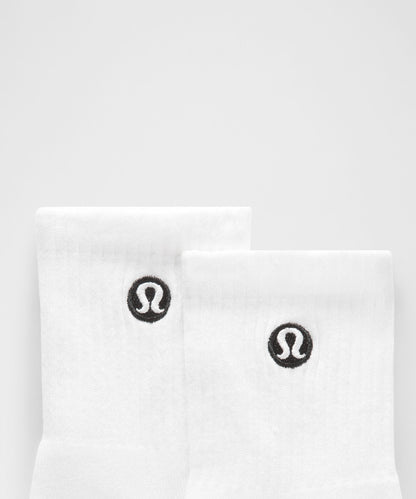 Lululemon Unisex Daily Essential Quarter Socks *3 Pack