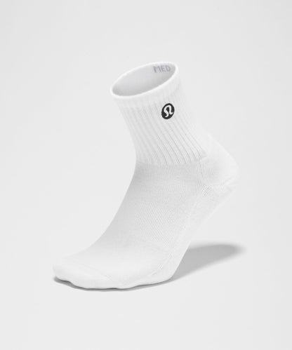 Lululemon Unisex Daily Essential Quarter Socks *3 Pack