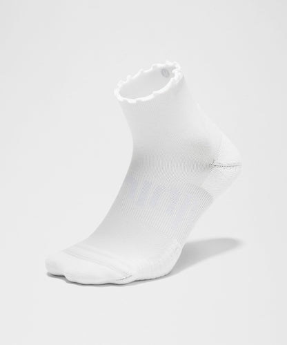 Lululemon Unisex Power Stride Ankle Socks *Lettuce Edge