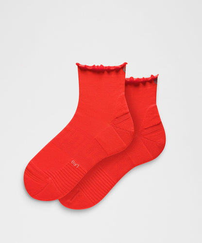 Lululemon Unisex Power Stride Ankle Socks *Lettuce Edge