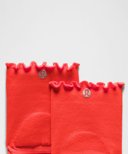 Lululemon Unisex Power Stride Ankle Socks *Lettuce Edge