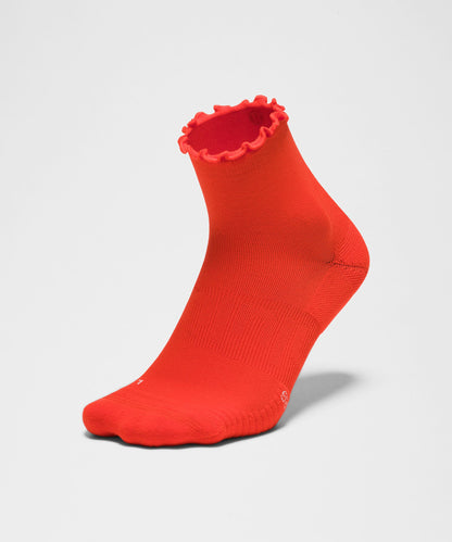 Lululemon Unisex Power Stride Ankle Socks *Lettuce Edge