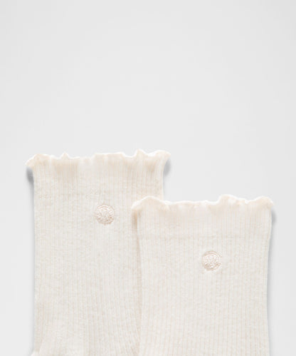 Lululemon Unisex Lettuce Edge Quarter Socks *3 Pack