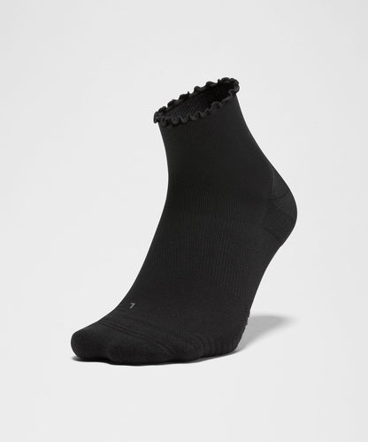 Lululemon Unisex Power Stride Ankle Socks 3 Pack *Lettuce Edge