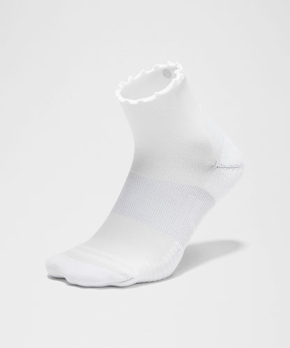 Lululemon Unisex Power Stride Ankle Socks 3 Pack *Lettuce Edge