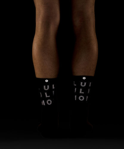 Lululemon Unisex Power Stride Crew Socks *Reflective