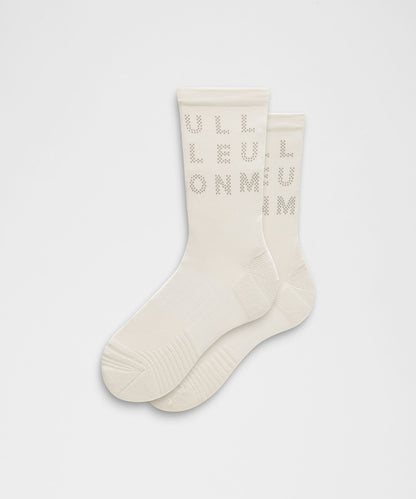Lululemon Unisex Power Stride Crew Socks *Reflective