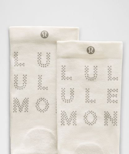 Lululemon Unisex Power Stride Crew Socks *Reflective