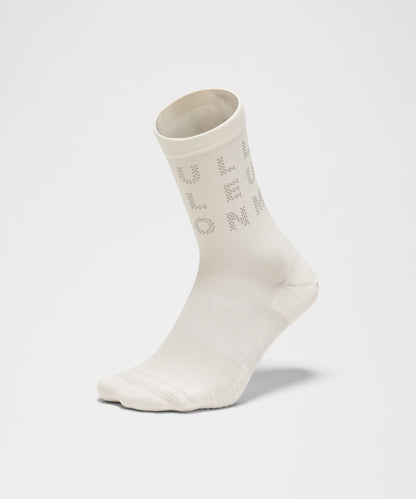 Lululemon Unisex Power Stride Crew Socks *Reflective
