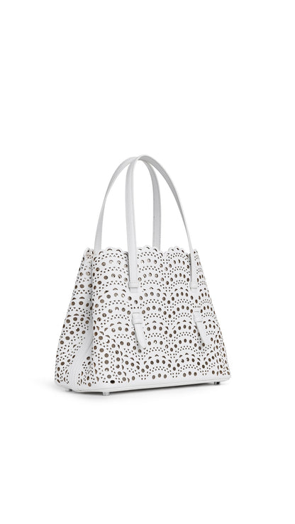 Alaïa Mina 25 Bag In Perforated Vienne Calfskin