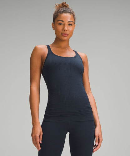 Lululemon Ebb to Street Tank Top *Light Support, B/C Cup True Navy