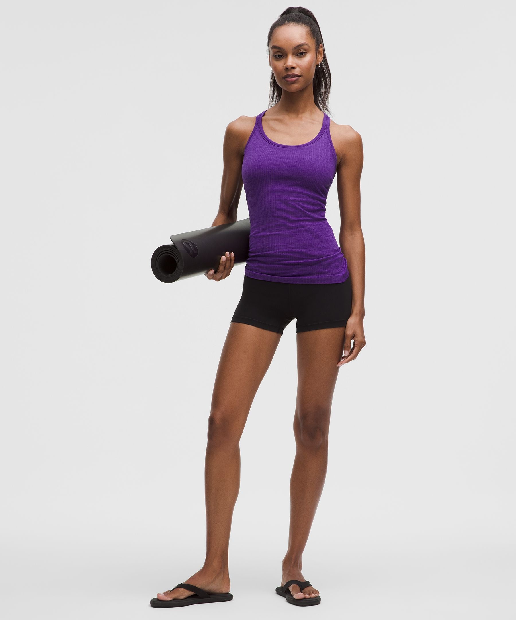 Lululemon Ebb to Street Tank Top *Light Support, B/C Cup College Purple