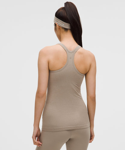 Lululemon Ebb to Street Tank Top *Light Support, B/C Cup Warm Ash Grey