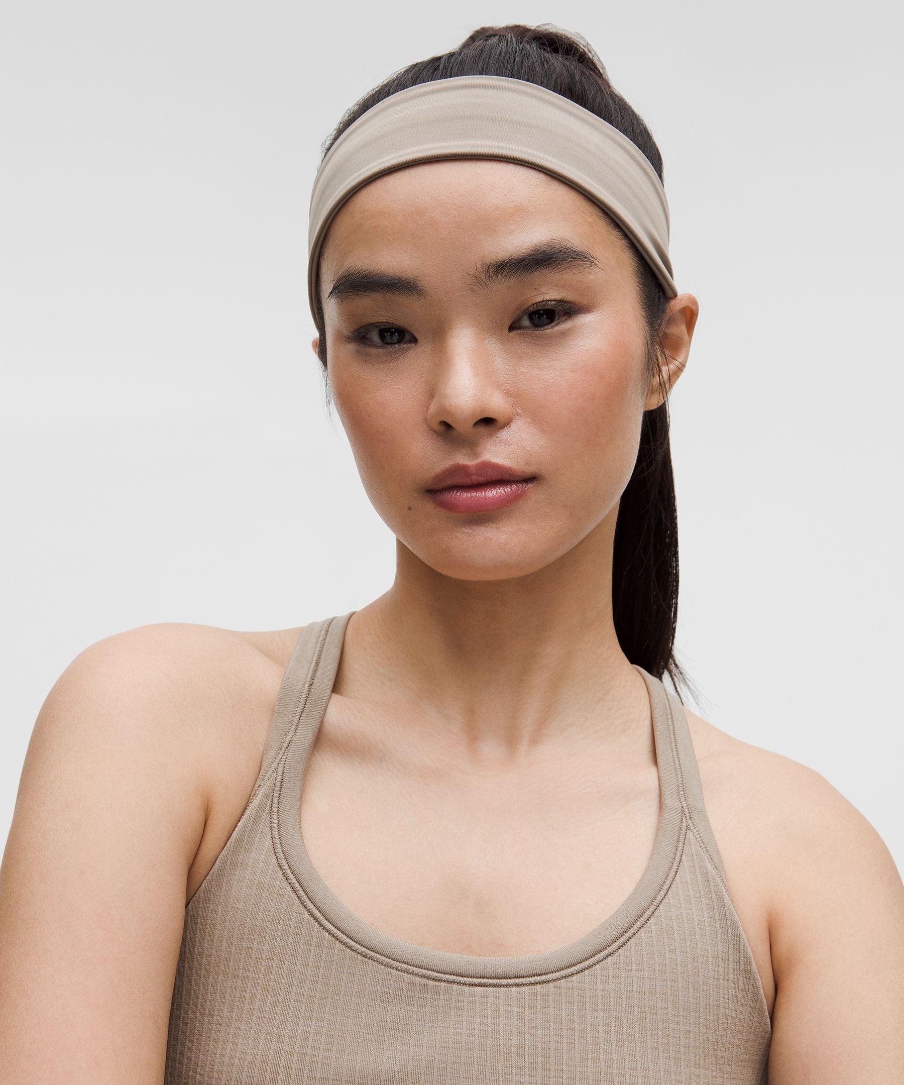 Lululemon Ebb to Street Tank Top *Light Support, B/C Cup Warm Ash Grey