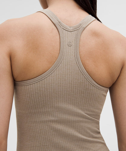 Lululemon Ebb to Street Tank Top *Light Support, B/C Cup Warm Ash Grey