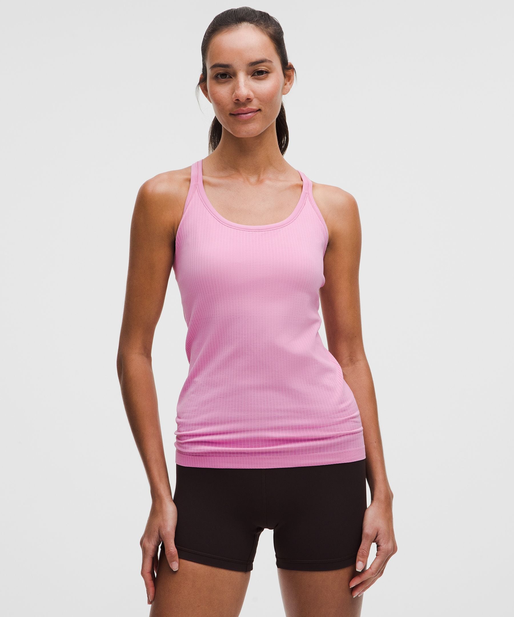 Lululemon Ebb to Street Tank Top *Light Support, B/C Cup Pink Frosting