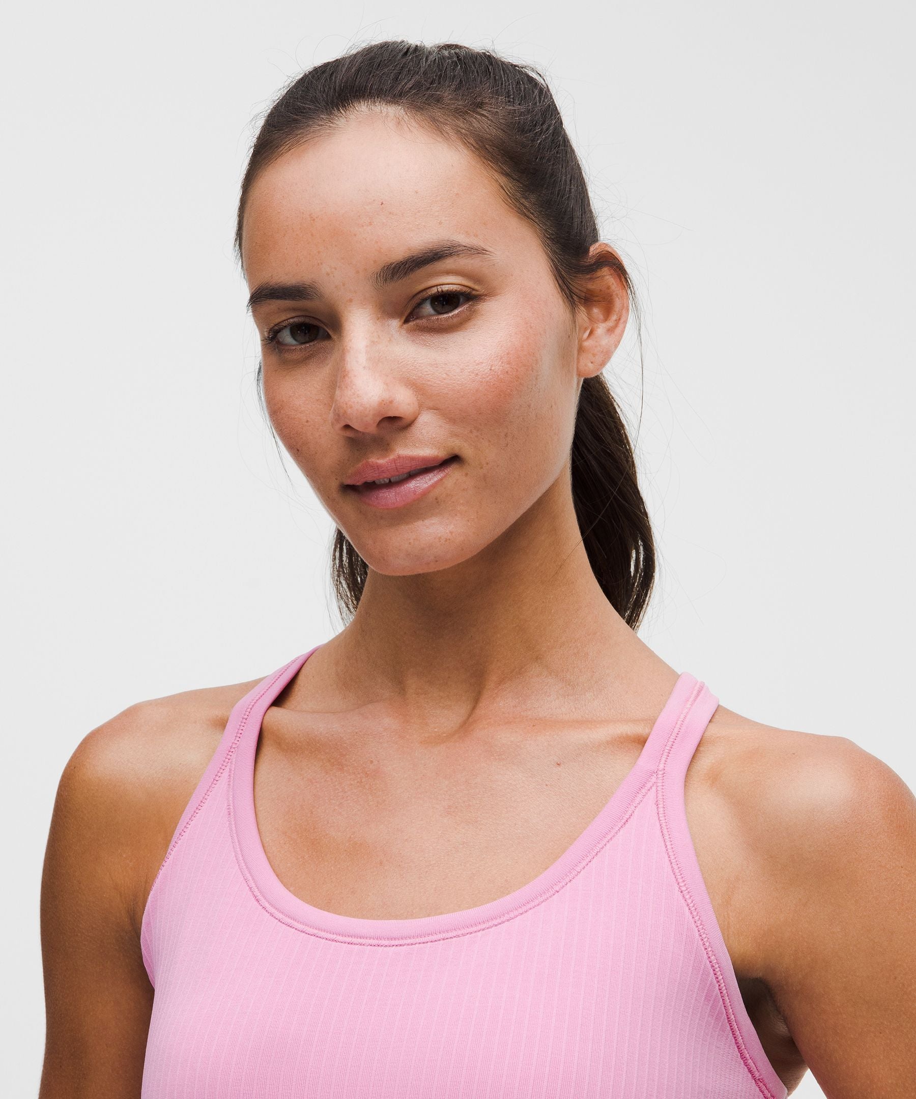 Lululemon Ebb to Street Tank Top *Light Support, B/C Cup Pink Frosting