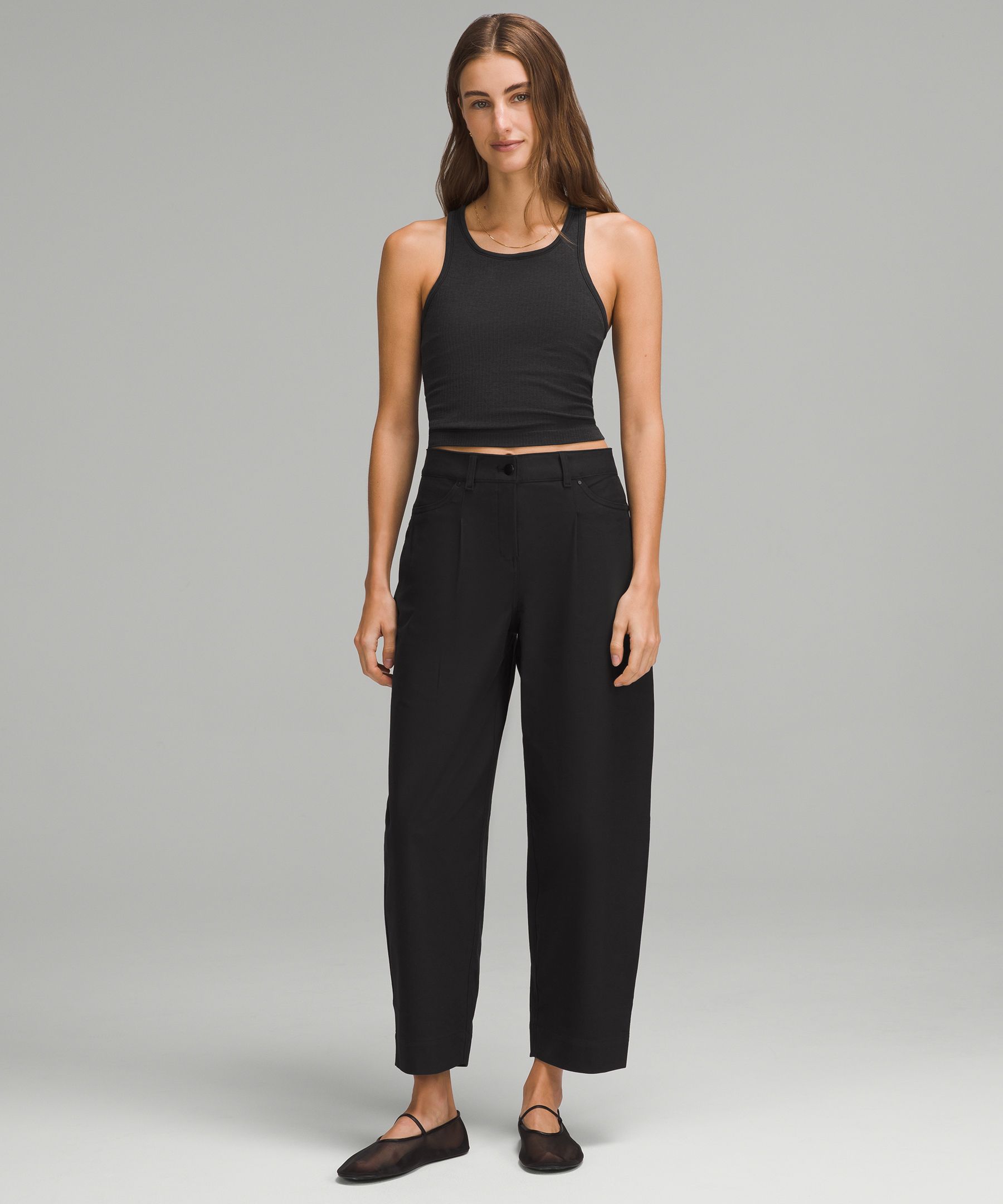 Lululemon Women's Ebb to Street Cropped Racerback Tank Top *Light Support, B/C Cup