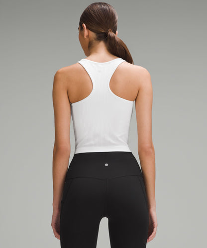 Lululemon Women's Ebb to Street Cropped Racerback Tank Top *Light Support, B/C Cup