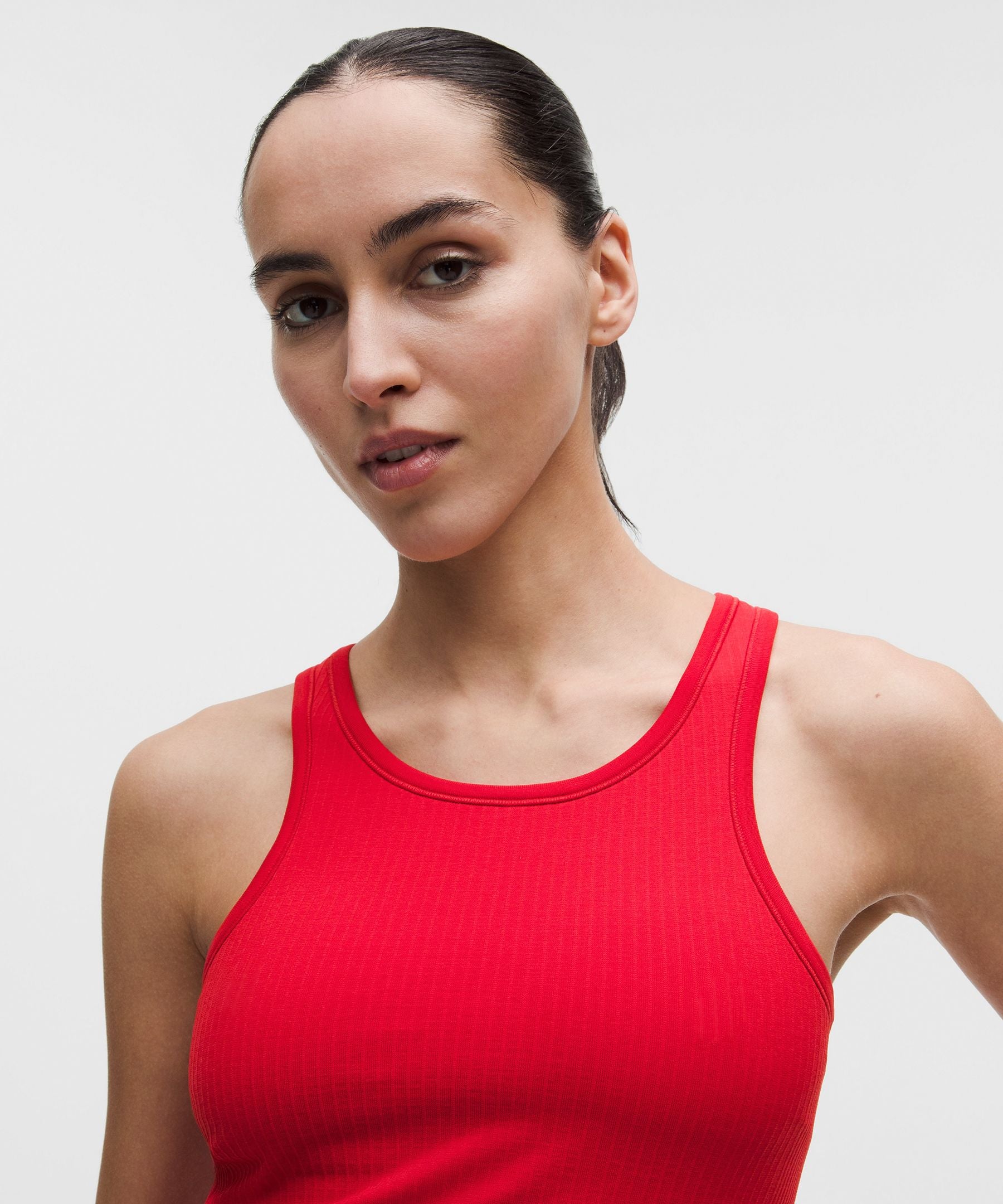 Lululemon Women's Ebb to Street Cropped Racerback Tank Top *Light Support, B/C Cup