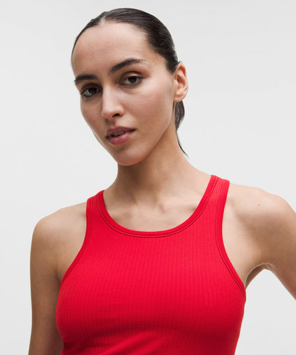 Lululemon Women's Ebb to Street Cropped Racerback Tank Top *Light Support, B/C Cup