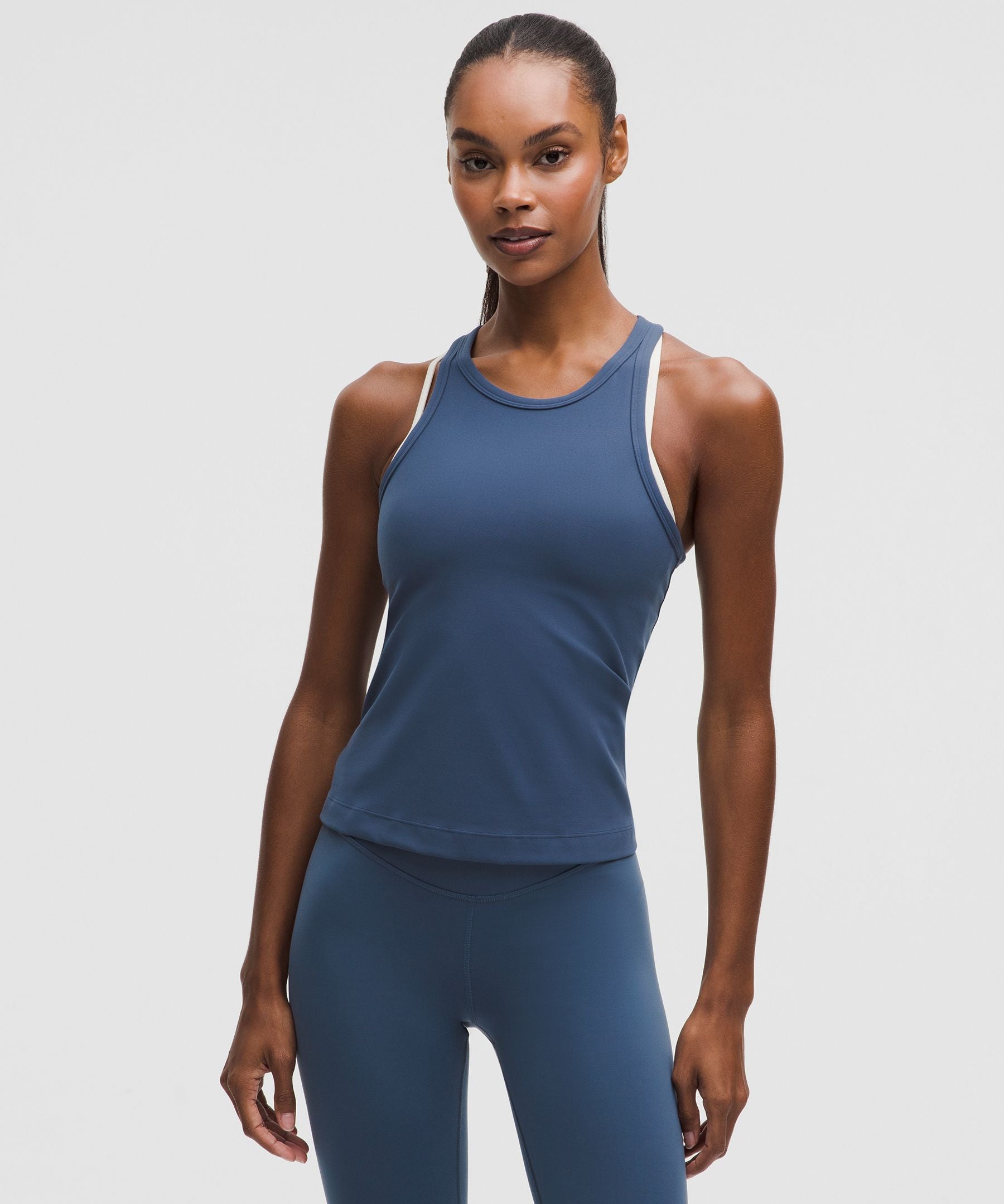 Lululemon lululemon Align Waist-Length Racerback Tank Top Blue Twill