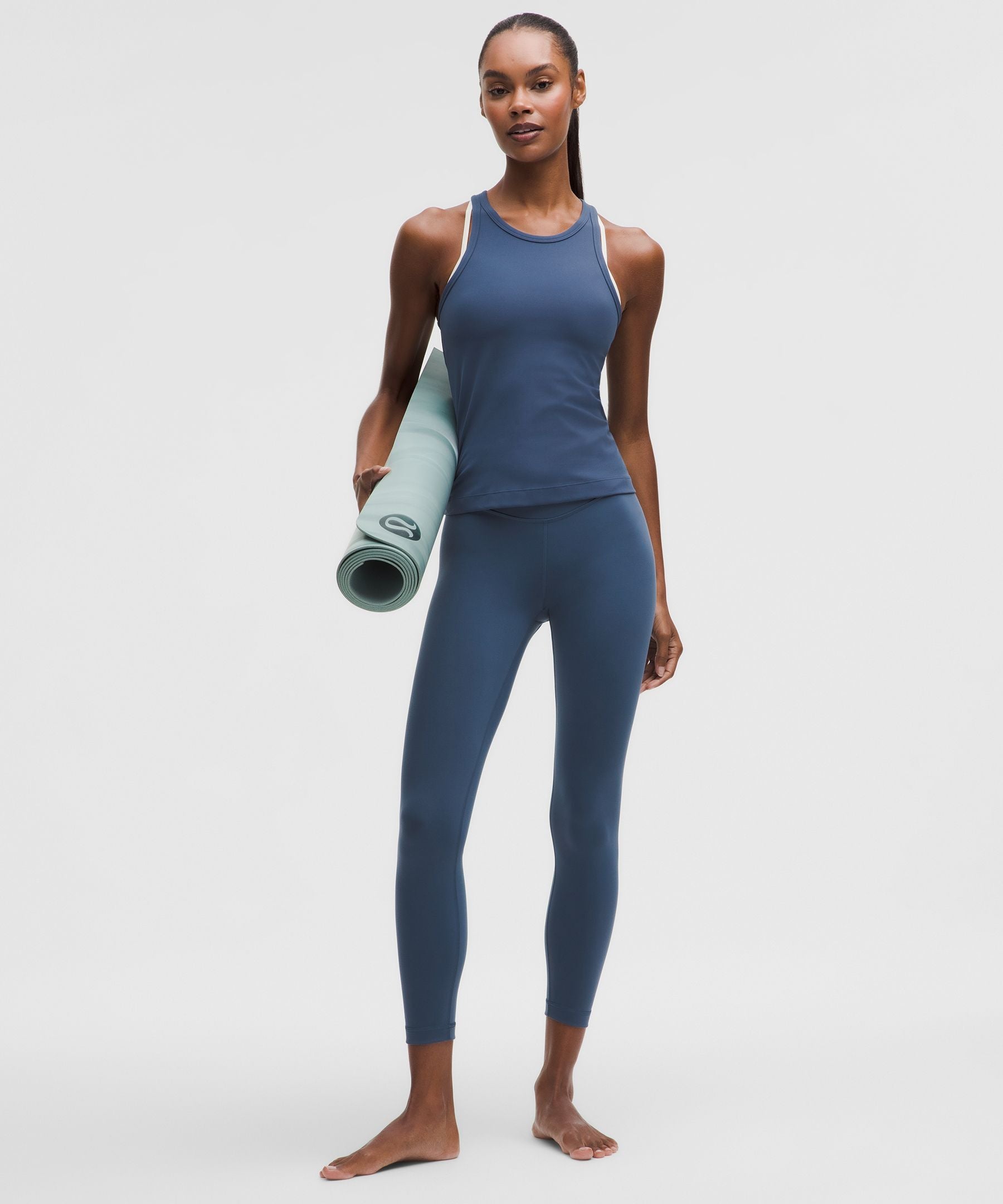Lululemon lululemon Align Waist-Length Racerback Tank Top Blue Twill