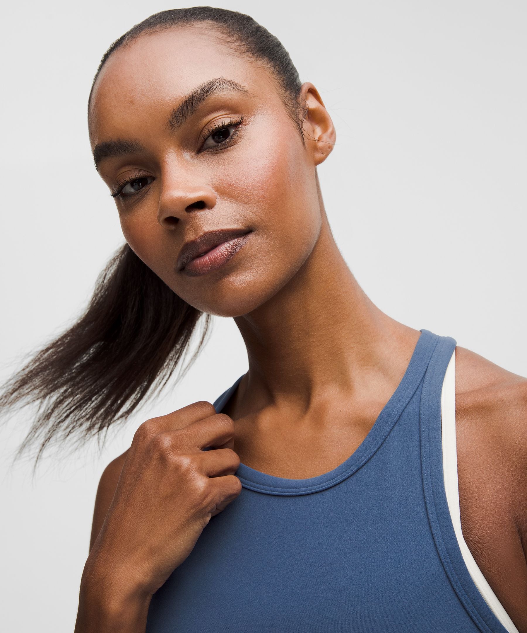 Lululemon lululemon Align Waist-Length Racerback Tank Top Blue Twill