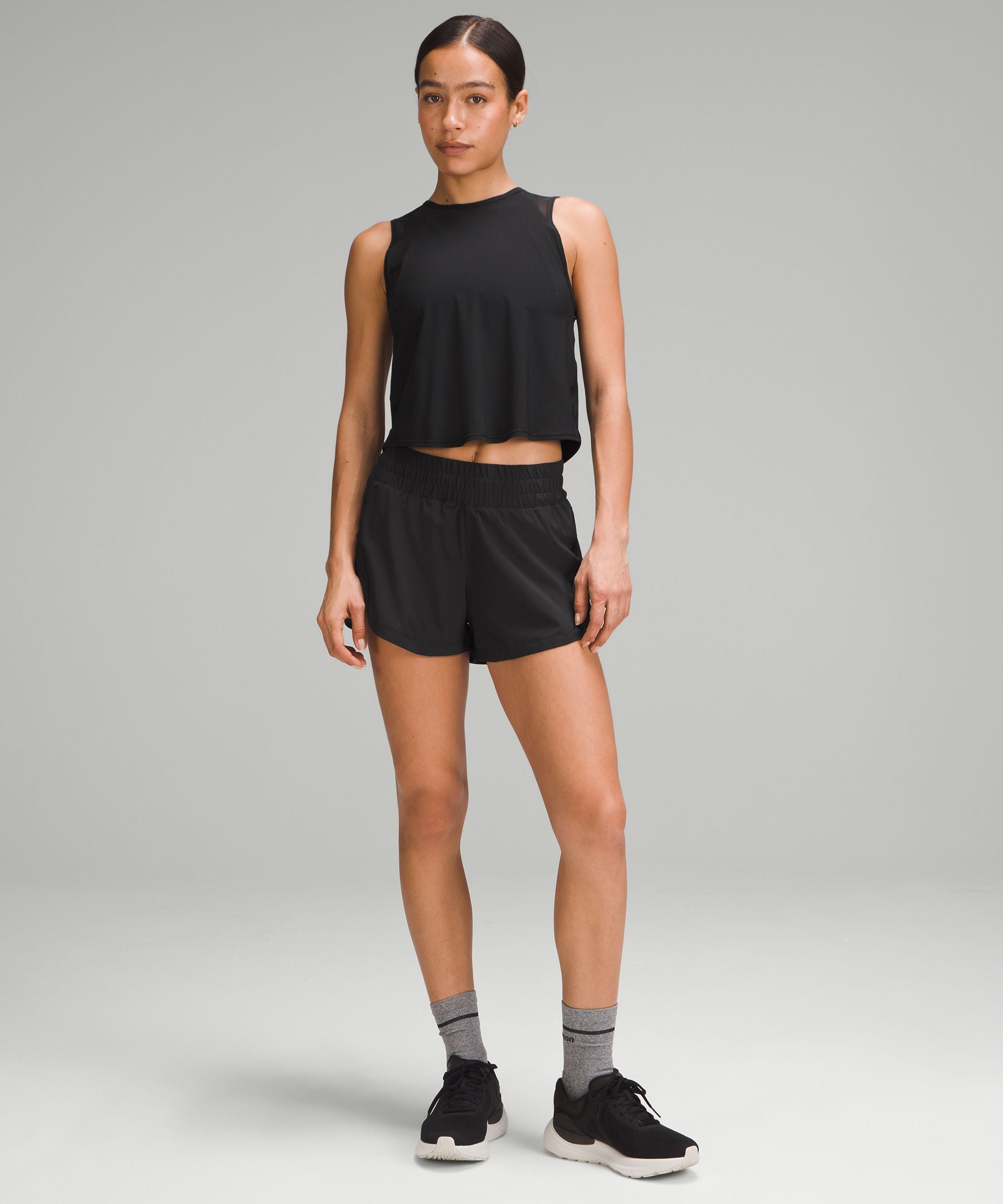 Lululemon Women's Sculpt Cropped Tank Top *Pleated