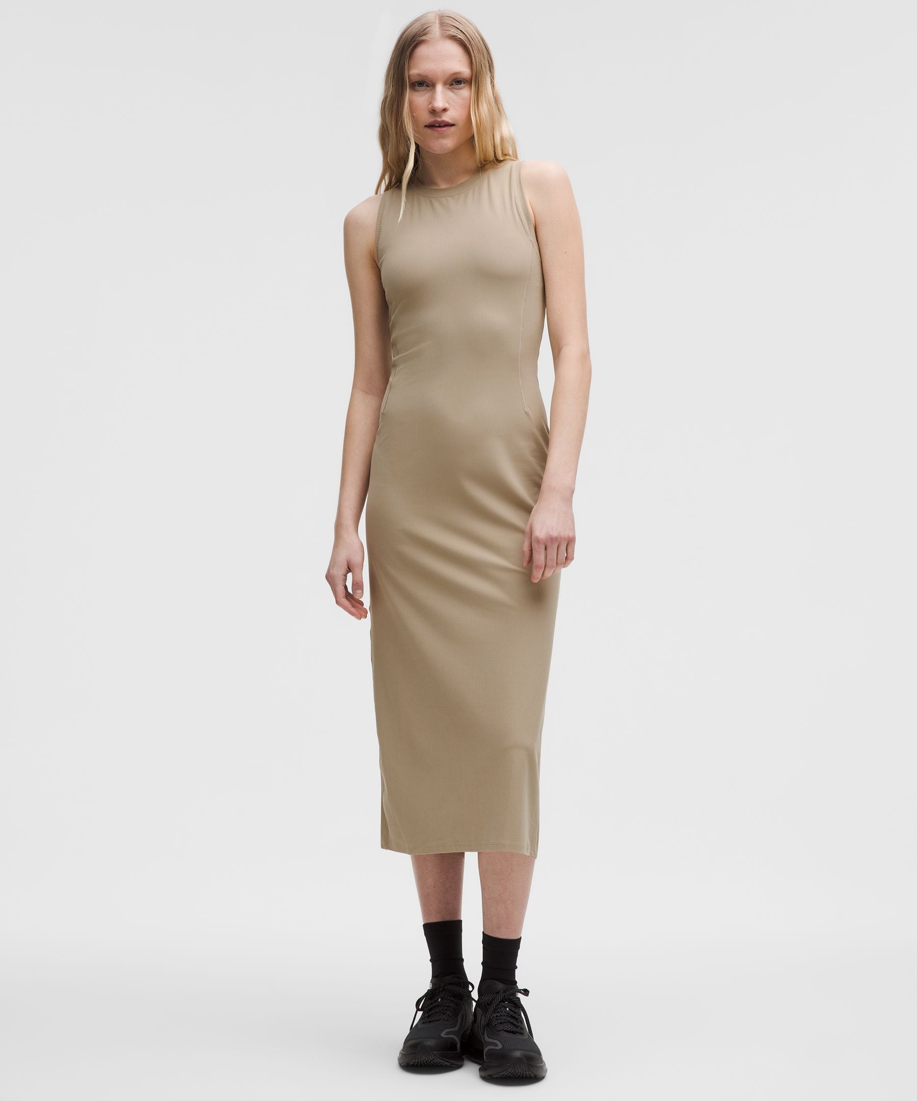 Lululemon All Aligned Ribbed Midi Dress