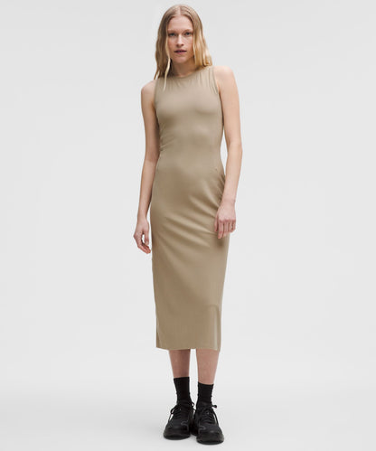 Lululemon All Aligned Ribbed Midi Dress