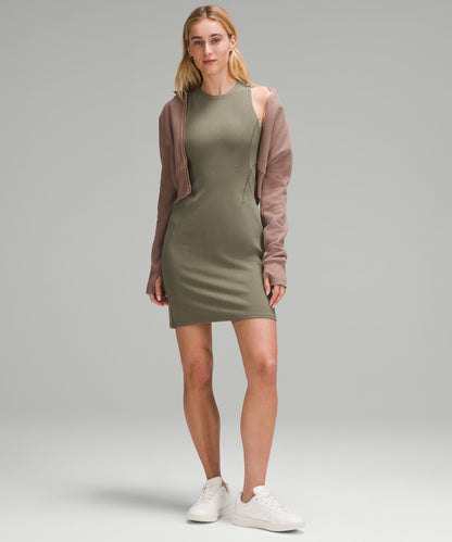 Lululemon Ribbed Softstreme Slim-Fit Tank Dress