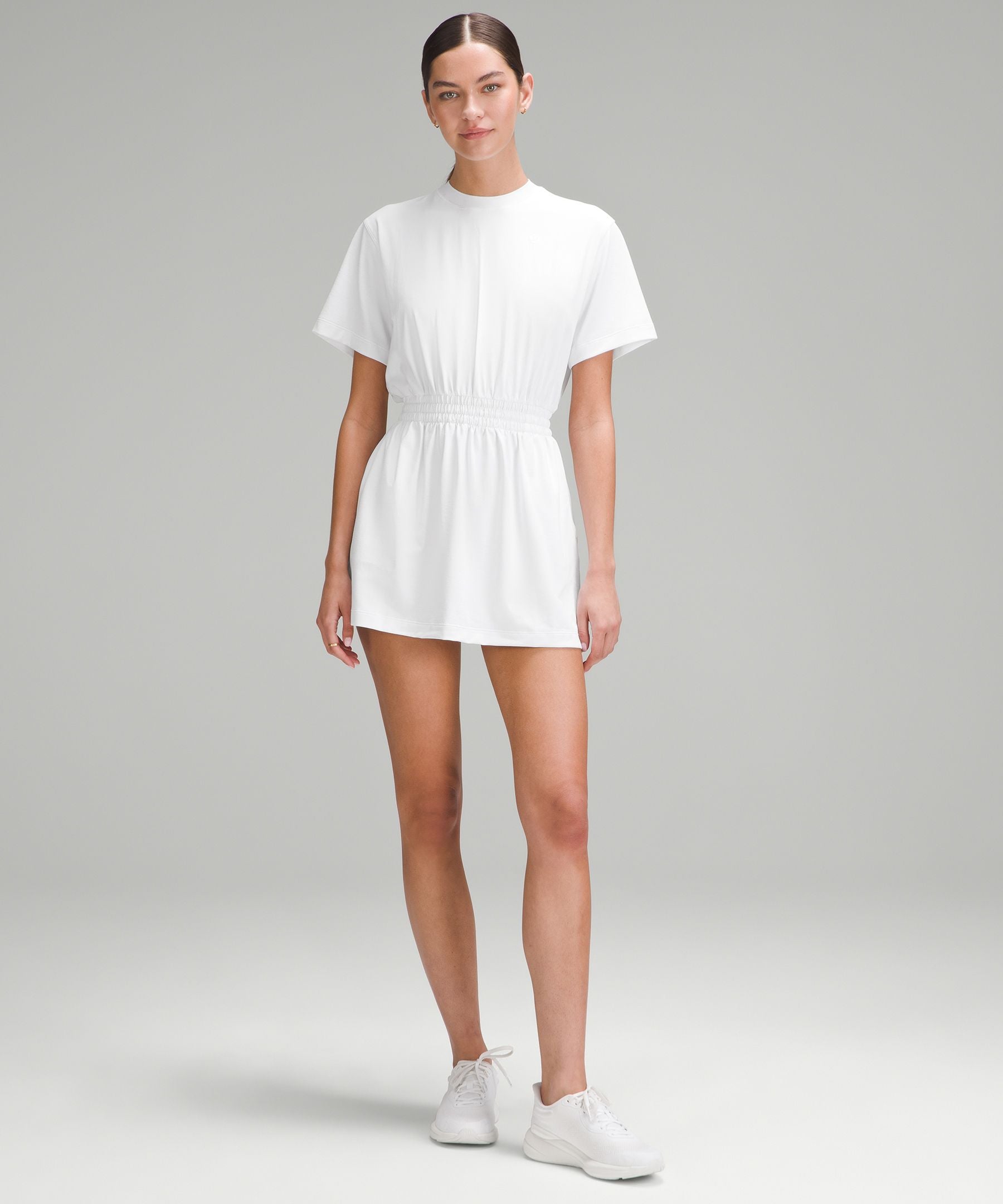 Lululemon Smocked-Waist T-Shirt Dress